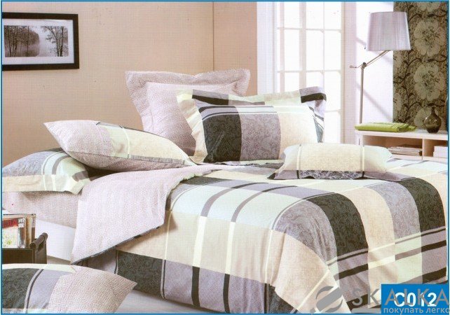 На фото Постельное белье Leleka-Textile Сатин 150х210 Полуторные