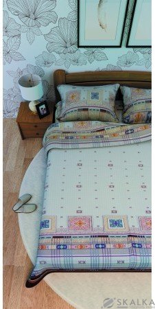 На фото Постельное белье Leleka-Textile Ранфорс 145х210 Полуторные