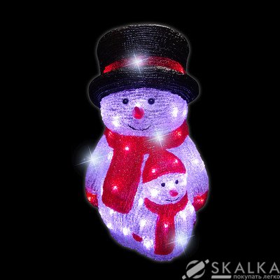 На фото Декоративная фигурка Luca Lighting Снеговик (8718861124507)