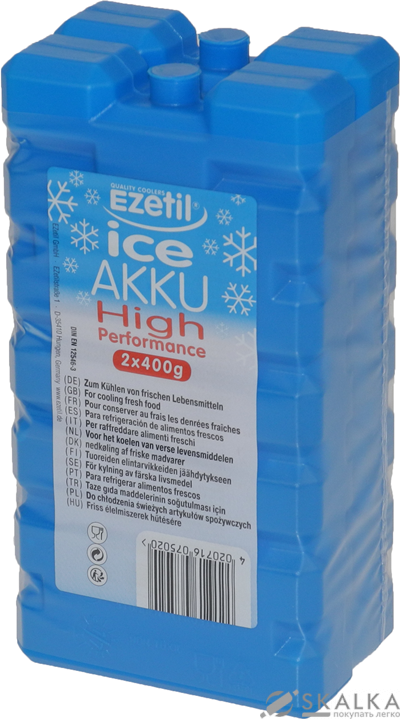 На фото Аккумулятор холода Ezetil Ice Akku 400х2 (4000810130726)