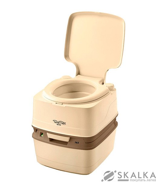 На фото Биотуалет Thetford Porta Potti Qube 165 Luxe бежевый (8710315000986)