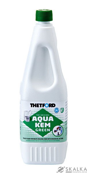 Жидкость для биотуалета Thetford Аqua Кem Green 1.5 л (8710315990232) На фото Жидкость для биотуалета Thetford Аqua Кem Green 1.5 л (8710315990232)