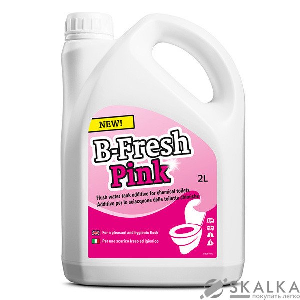 Жидкость для биотуалета Thetford B-Fresh Pink 2 л (8710315017601) На фото Жидкость для биотуалета Thetford B-Fresh Pink 2 л (8710315017601)