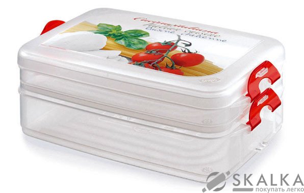 Контейнер Snips для продуктов 2-х ярусный 2 л (8001136020827) На фото Контейнер Snips для продуктов 2-х ярусный 2 л (8001136020827)