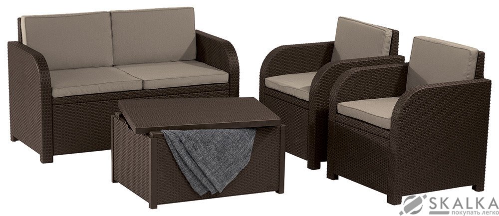 Комплект садовой мебели Allibert Modena set (8711245142005) На фото Комплект садовой мебели Allibert Modena set (8711245142005)