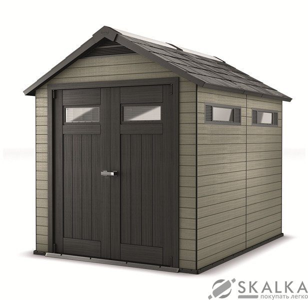 Сарай пластиковый Keter FUSION 759 (7290106926530) На фото Сарай пластиковый Keter FUSION 759 (7290106926530)