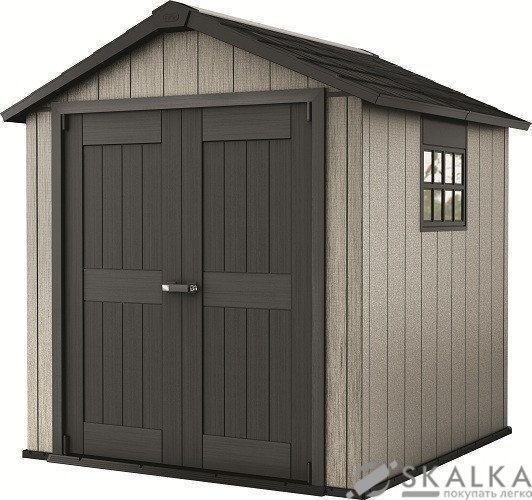 На фото Сарай пластиковый Keter OAKLAND 757 (7290106928435)