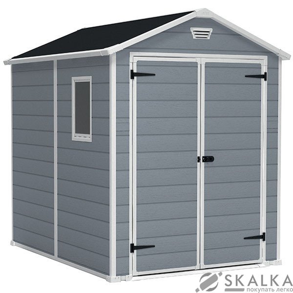 На фото Сарай пластиковый Keter Manor 6x8 DD (7290103660413)