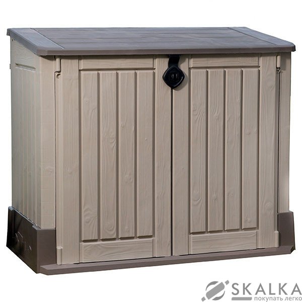 На фото Ящик для хранения Keter Store-It-Out Midi 845 л (7290103663865)