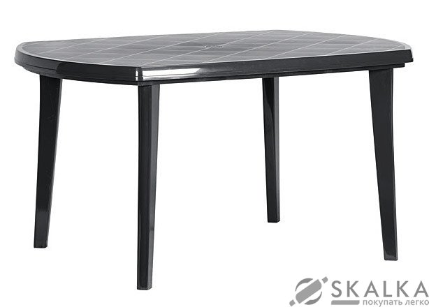 Стол пластиковый Curver Elise серый (8711245131085) На фото Стол пластиковый Curver Elise серый (8711245131085)