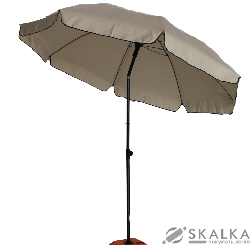 Зонт садовый Time Eco TE-003-240 бежевый (4000810001057BEIGE) На фото Зонт садовый Time Eco TE-003-240 бежевый (4000810001057BEIGE)