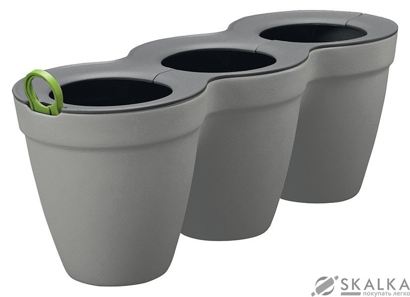 Горшок для цветов Keter Ivy Herbs (7290106924055GREY) На фото Горшок для цветов Keter Ivy Herbs (7290106924055GREY)