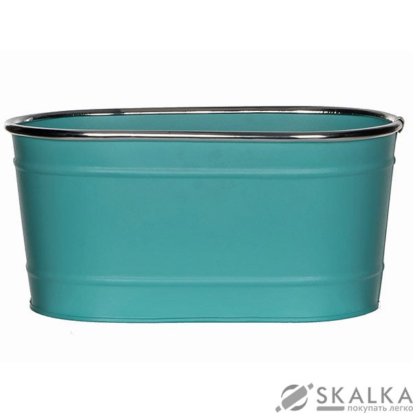 На фото Горшок для цветов Time Eco 11 см бирюза (8717669005636)