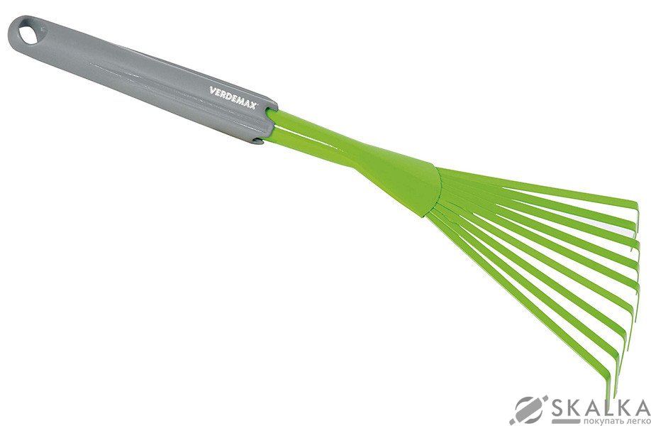 На фото Грабли Verdemax веерные ручные 45 см (8015358039680)