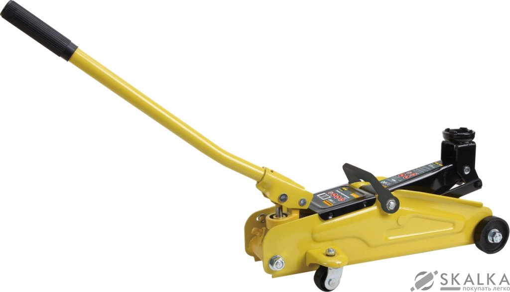 На фото Домкрат гидравлический подкатной Mastertool 2 т 140-340 мм (86-3822)
