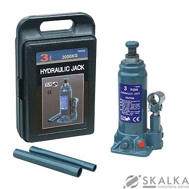 На фото Домкрат бутылочный Torin 3 т 194-372 мм в кейсе (T90304S)