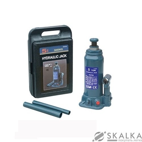 На фото Домкрат бутылочный Torin 5 т 216-413 мм в кейсе (T90504S)