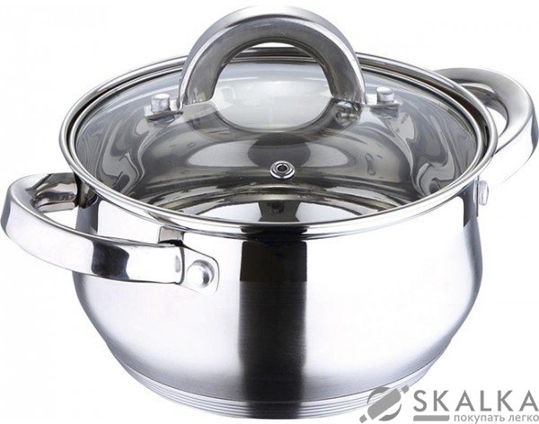 На фото Кастрюля Wellberg 16 см 1.7 л (WB-1418)