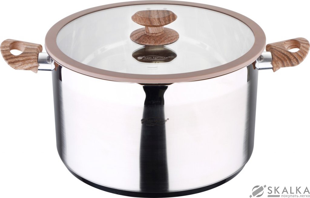 На фото Кастрюля San Ignasio 28 см 9.5 л (SG-8104)