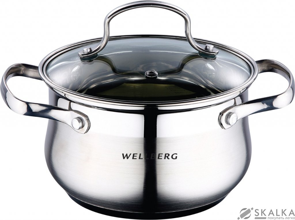 На фото Кастрюля Wellberg 16 см 2.0 л (WB-1692)