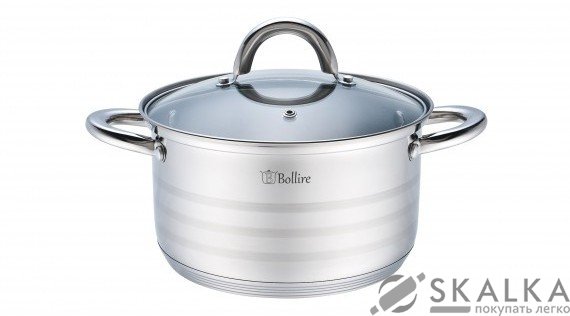 На фото Кастрюля Bollire 20 см 3.1 л (BR-2003)