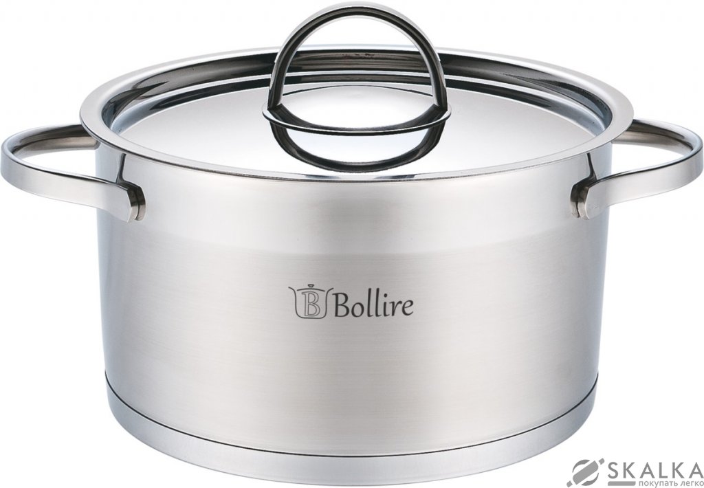 Кастрюля Bollire 24 см 5.5 л (BR-2304) На фото Кастрюля Bollire 24 см 5.5 л (BR-2304)