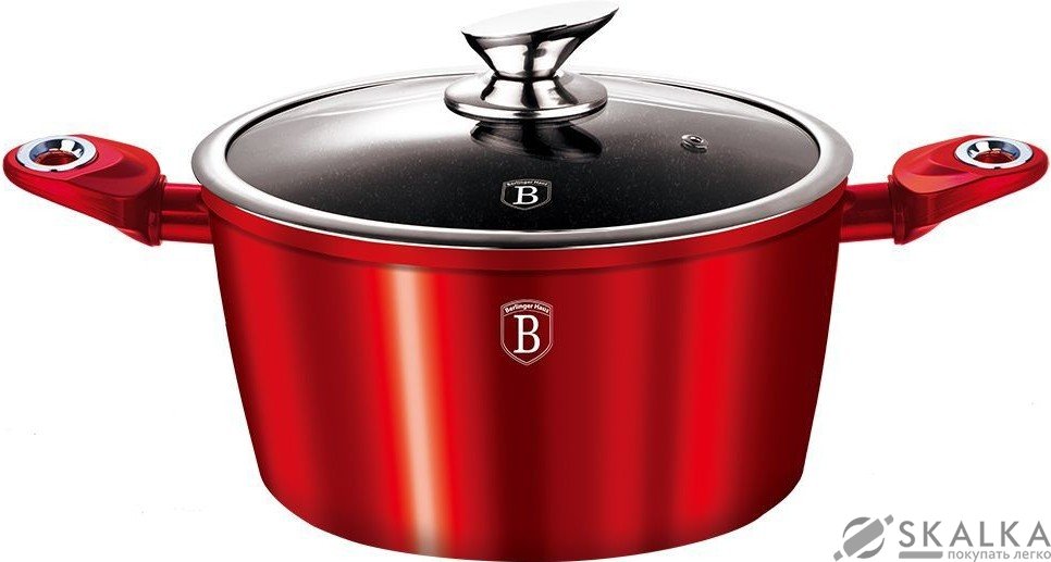 Кастрюля Berlinger Haus Burgundy Metallic Line 20 см 2.5 л (BH-1256) На фото Кастрюля Berlinger Haus Burgundy Metallic Line 20 см 2.5 л (BH-1256)
