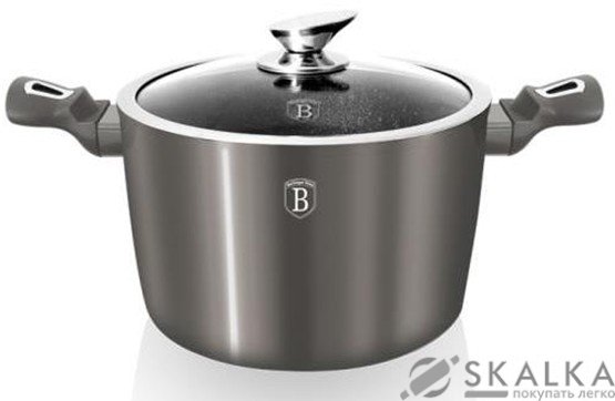Кастрюля Berlinger Haus Carbon Metallic Line 24 см 6 л (BH-1247N) На фото Кастрюля Berlinger Haus Carbon Metallic Line 24 см 6 л (BH-1247N)