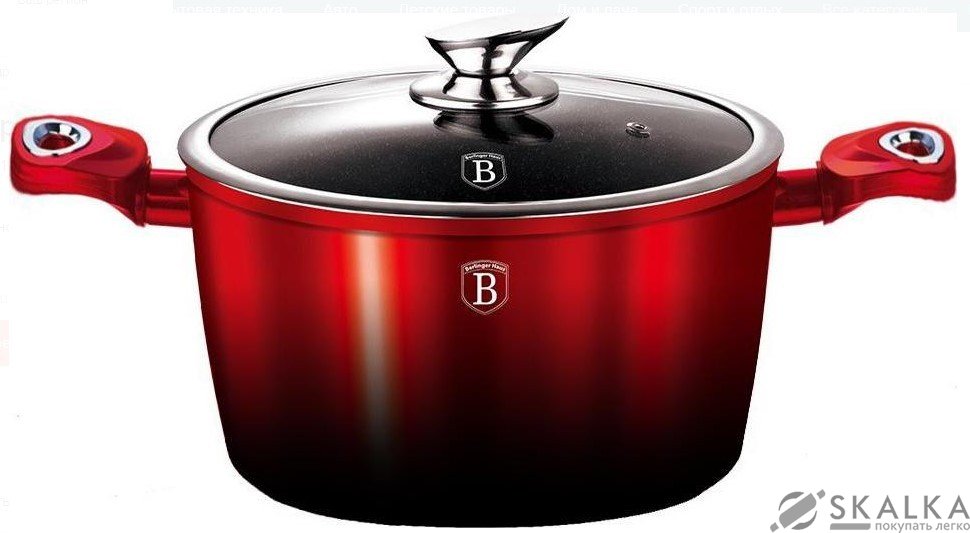 На фото Кастрюля Berlinger Haus Black Burgundy Edition 2.5 л (BH-1627N)