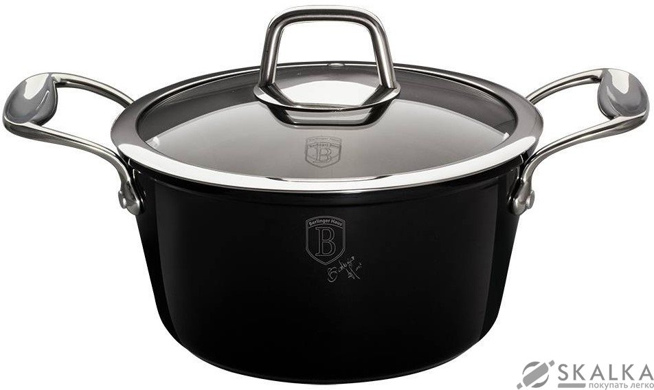 Кастрюля Berlinger Haus Black Royal Collection 2.5 л (BH-1676) На фото Кастрюля Berlinger Haus Black Royal Collection 2.5 л (BH-1676)