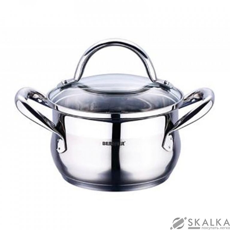 Кастрюля Bergner 16 см 1.7 л (BG-6506L) На фото Кастрюля Bergner 16 см 1.7 л (BG-6506L)