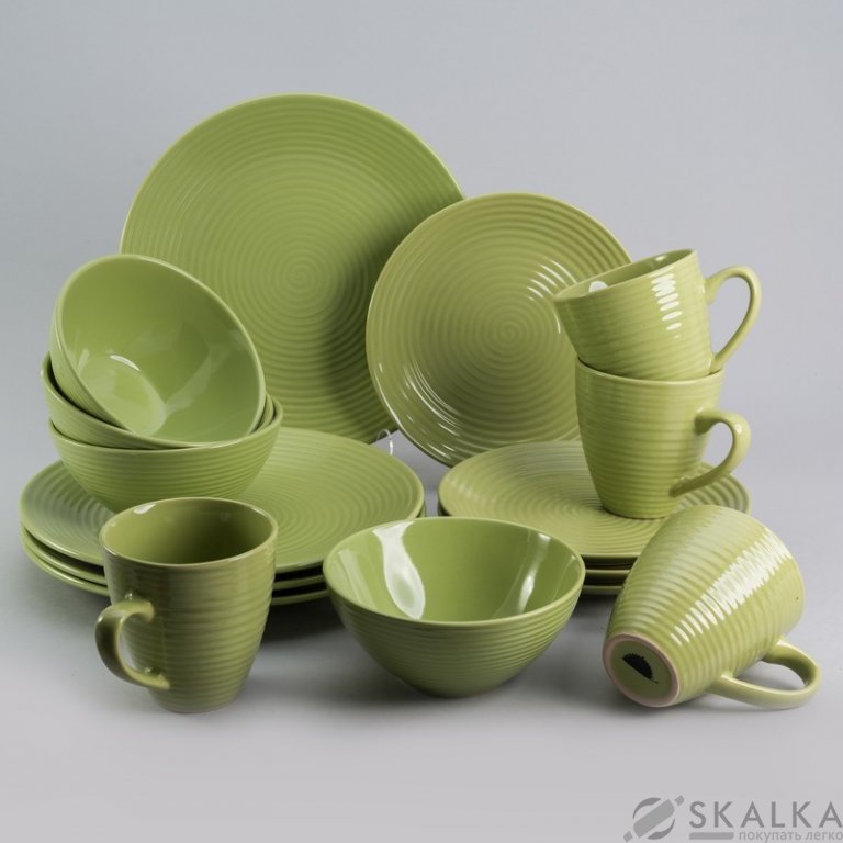 Сервиз столовый Herrison Арбуз 16 предметов керамика (EZ-2003) На фото Сервиз столовый Herrison Арбуз 16 предметов керамика (EZ-2003)