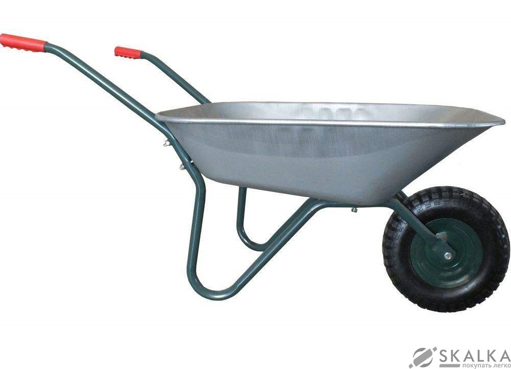 На фото Тачка садовая одноколесная Forte 65 л 120 кг WB6407A (31245)