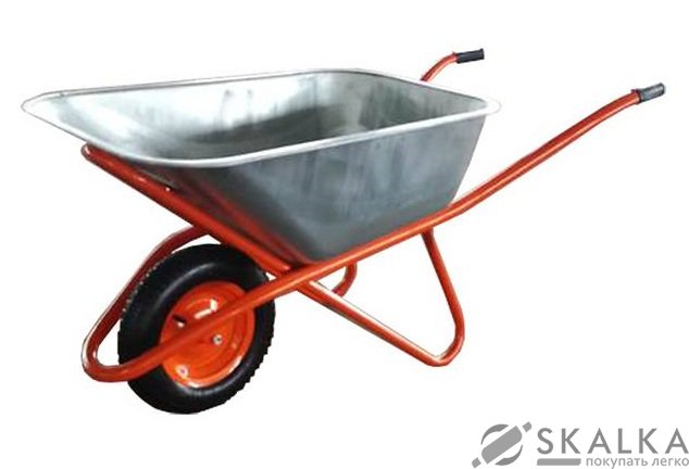 На фото Тачка строительная одноколесная Budfix 90 л 160 кг WB6404D (70028)