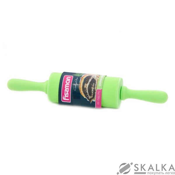 Скалка для мастики и теста Fissman силикон (AY-7560.PN) На фото Скалка для мастики и теста Fissman силикон (AY-7560.PN)