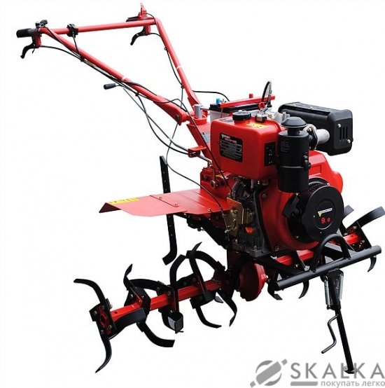 На фото Культиватор дизельный Forte 9 л.с. 1350Е колеса 12" (58916)