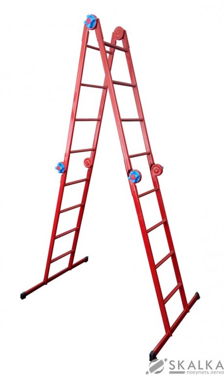 Лестница трансформер Технолог 4.8 м 4х4 (47591) На фото Лестница трансформер Технолог 4.8 м 4х4 (47591)