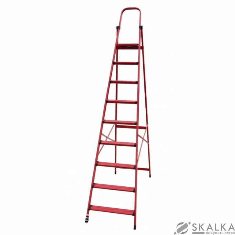 На фото Стремянка металлическая Mastertool Мастер 8 ступеней (79-1058)