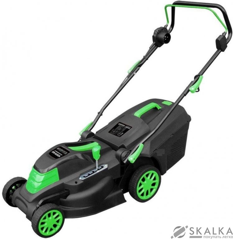 Газонокосилка электрическая Grunhelm EM-6102A (63745) На фото Газонокосилка электрическая Grunhelm EM-6102A (63745)