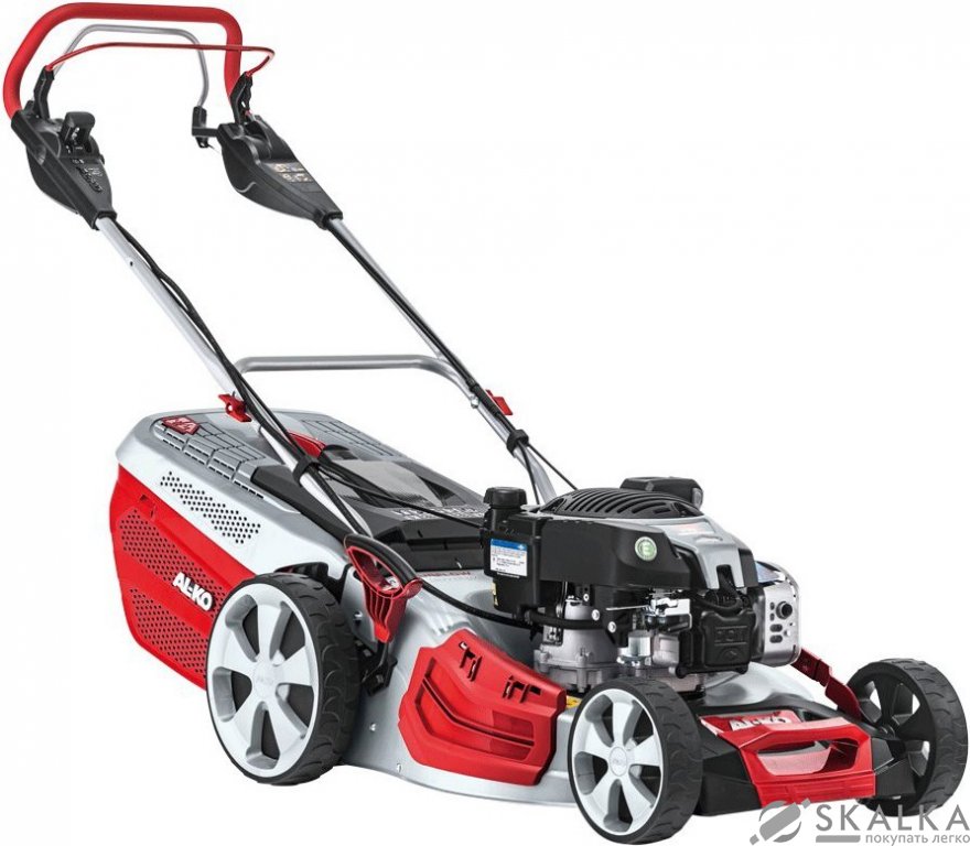 На фото Газонокосилка бензиновая AL-KO Highline 526 VSI (119738)