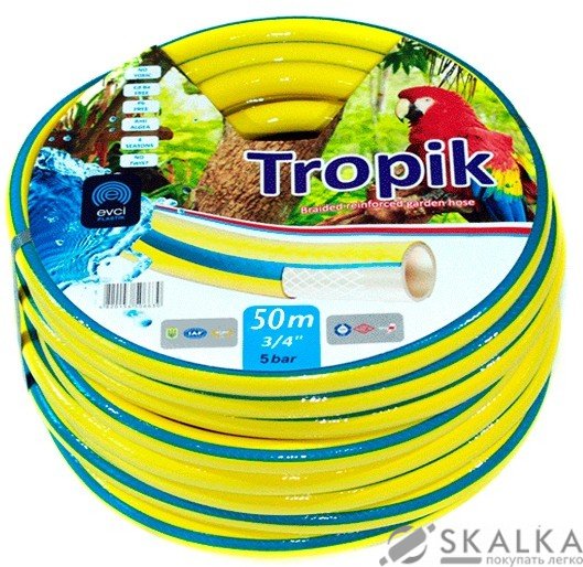 На фото Шланг Evci Plastik Tropik 3/4" 20 м армированный (73006)