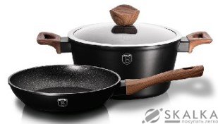 Набор посуды Berlinger Haus Ebony Rosewood collection 3 предмета BH-1728 На фото Набор посуды Berlinger Haus Ebony Rosewood collection 3 предмета BH-1728