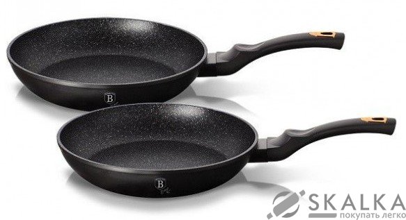 На фото Набор сковородок Berlinger Haus Carbon Metallic Line BH-1644N