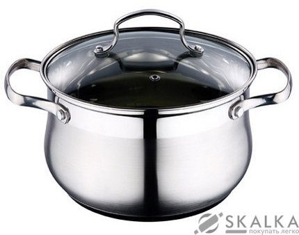 Кастрюля Wellberg 20 см 3.9 л (WB-1694) На фото Кастрюля Wellberg 20 см 3.9 л (WB-1694)