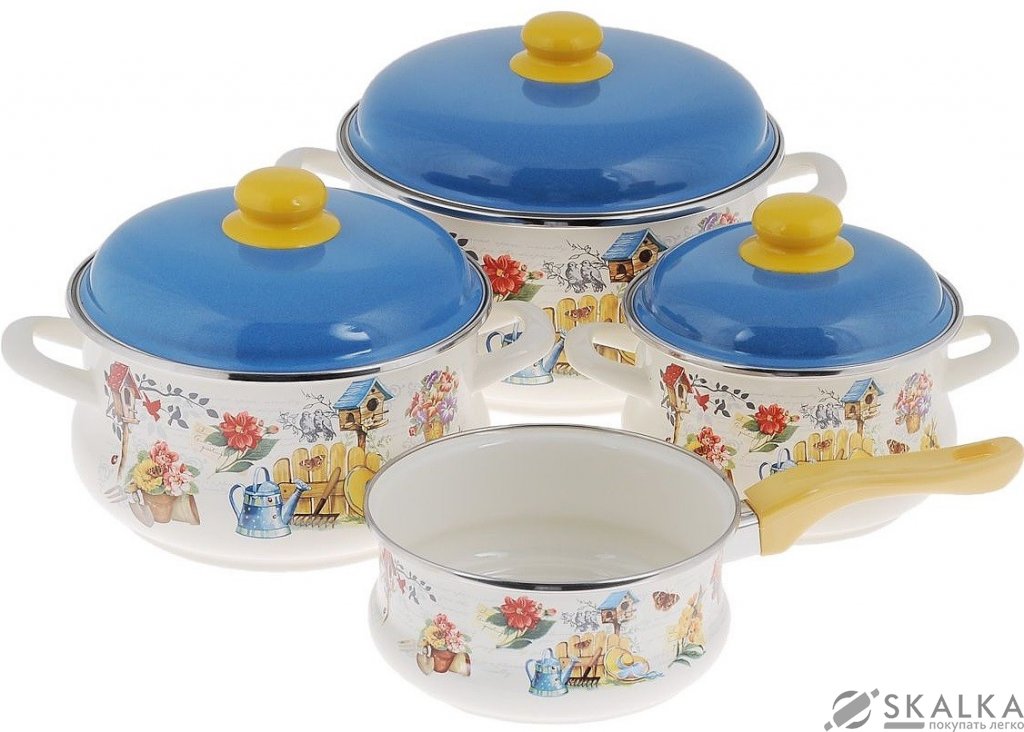 На фото Набор посуды Metrot Дача 7 предметов (139683)