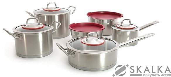 Набор посуды BergHoff Hotel Line 12 предметов (1112000) На фото Набор посуды BergHoff Hotel Line 12 предметов (1112000)