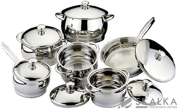 На фото Набор посуды BergHoff Cosmo 12 предметов (1112268)