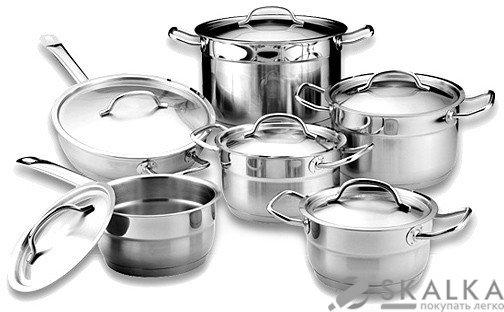 На фото Набор посуды BergHoff Hotel Line 12 предметов (1112138)