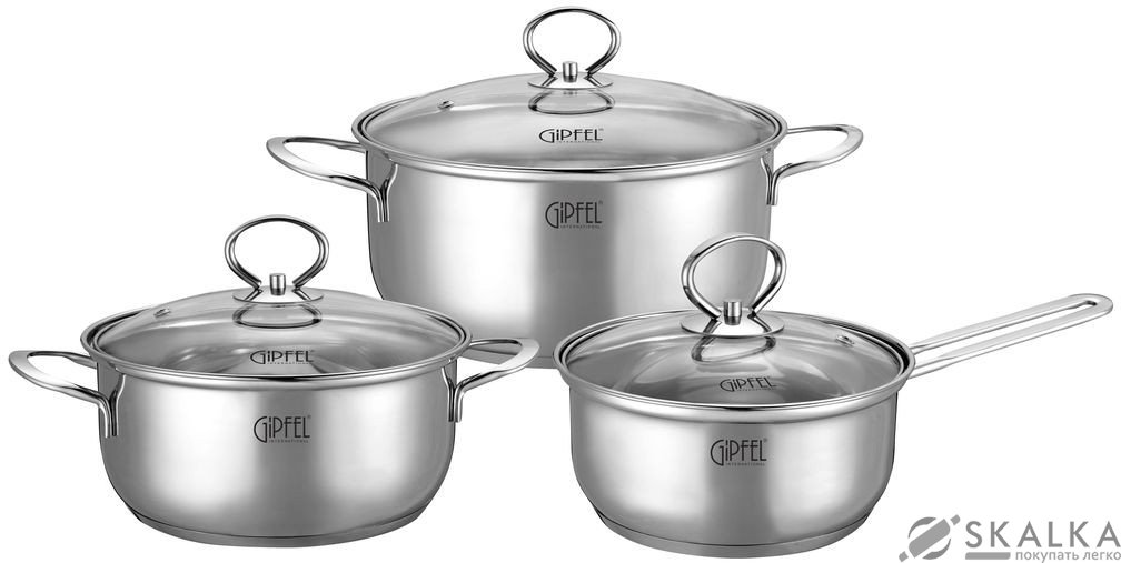 На фото Набор посуды SOFIA 6 предметов (0618 GIPFEL)