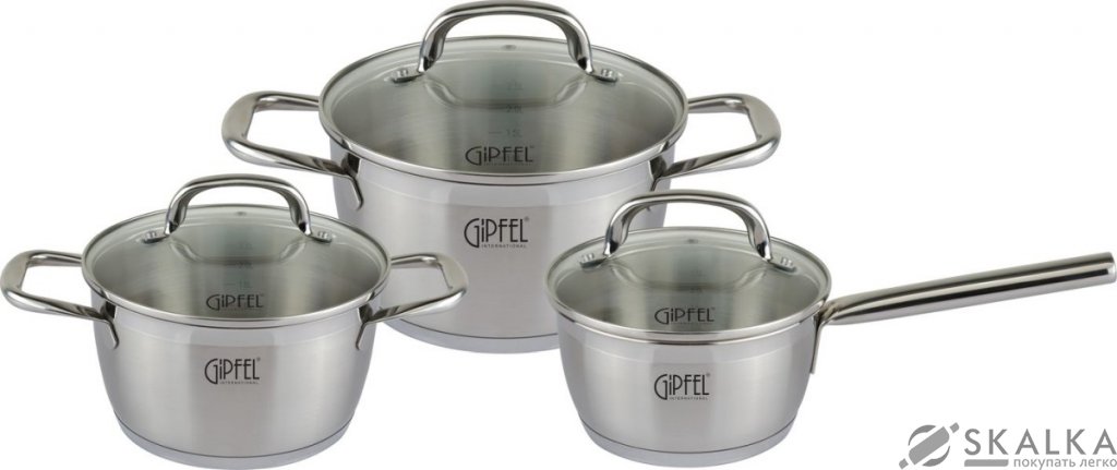На фото Набор посуды ERA 6 предметов (1510 GIPFEL)